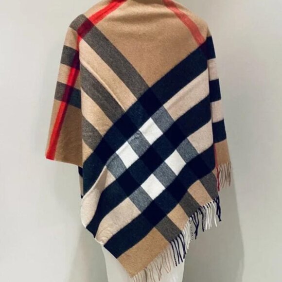 Burberry Half Mega Cashmere Bandana Scarf - Picture 7 of 8